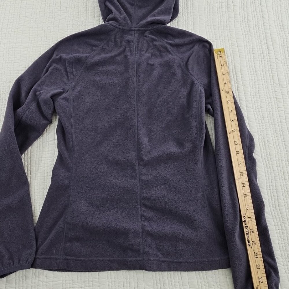 North Face Full Zip Fleece Hoodie Long Sleeve Sweatshirt Women’s M Gray Gorpcore - Picture 10 of 14